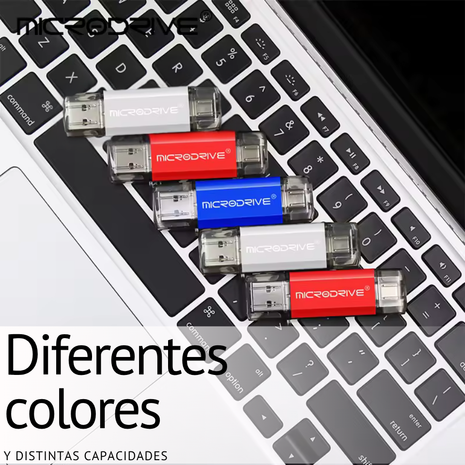 SnapDrive | MicroDrive DUO Tipo-C y USB 3.2 – De 16GB a 128GB