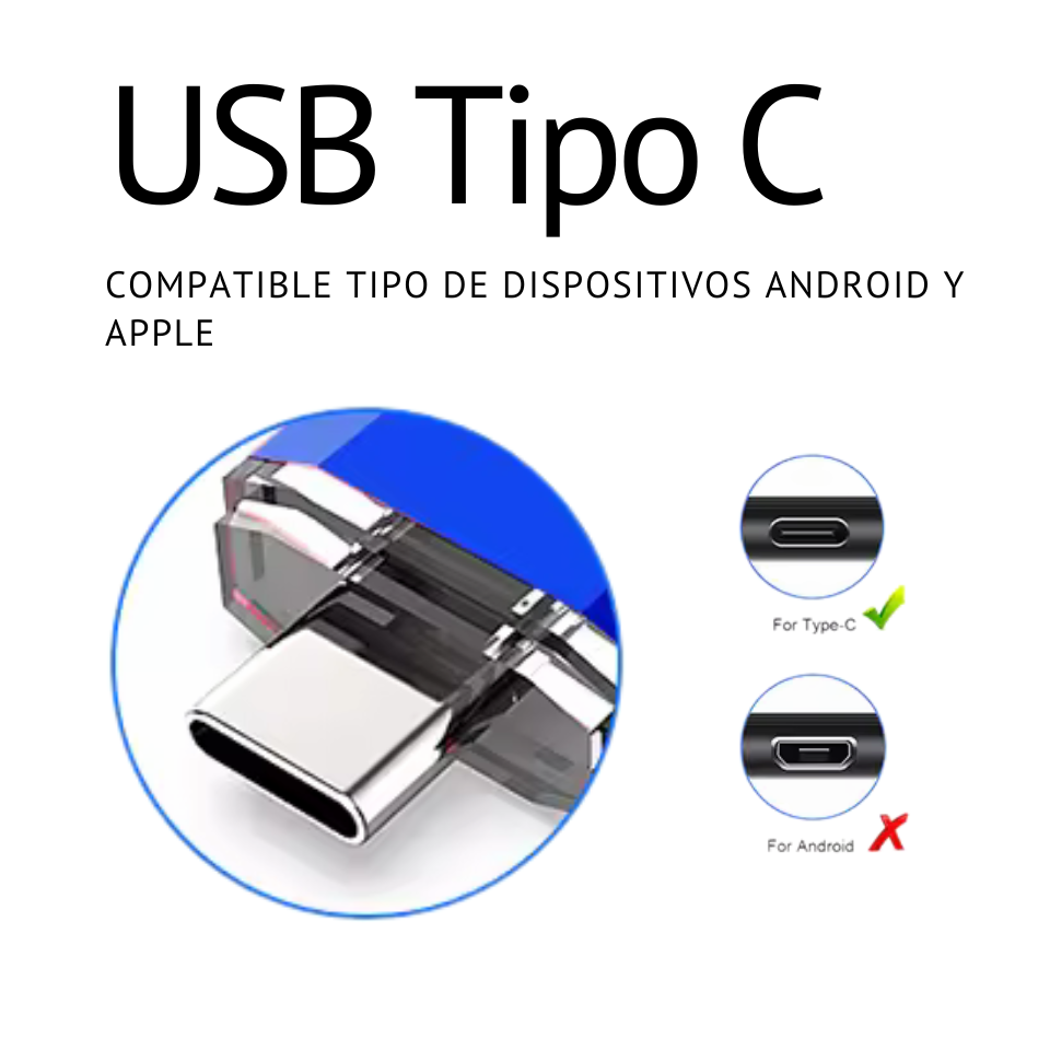 SnapDrive | MicroDrive DUO Tipo-C y USB 3.2 – De 16GB a 128GB